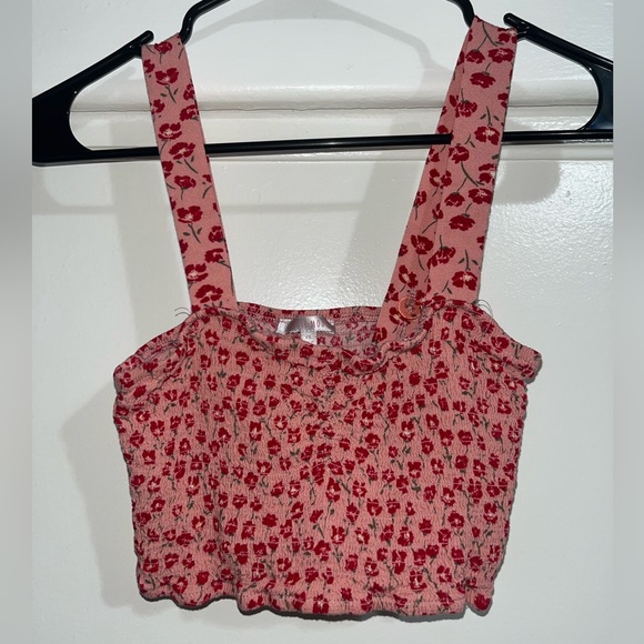 floral crop top - Picture 1 of 2